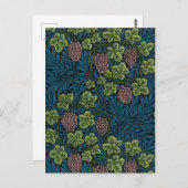 Vine Pattern, William Morris Briefkaart (Voorkant / Achterkant)