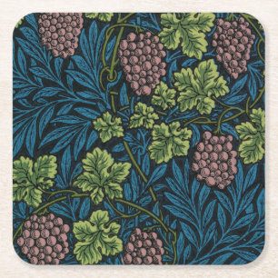 Vine Pattern, William Morris Vierkante Kartonnen Onderzetter