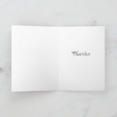 "Vine" Thank You Card Bedankkaart (Binnen)