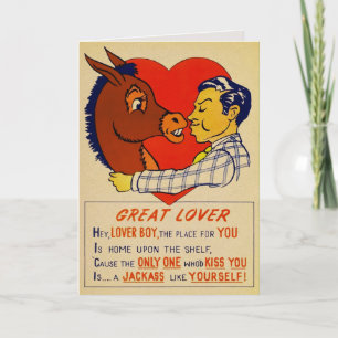 Vinegar Jackass Valentijnse Kaart