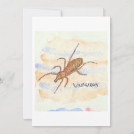 Vinegaroon Greeting Card Kaart