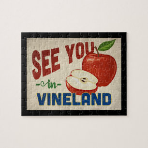 Vineland New Jersey Apple - Vintage Travel Legpuzzel
