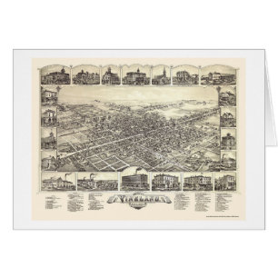 Vineland, NJ Panoramic Map - 1885