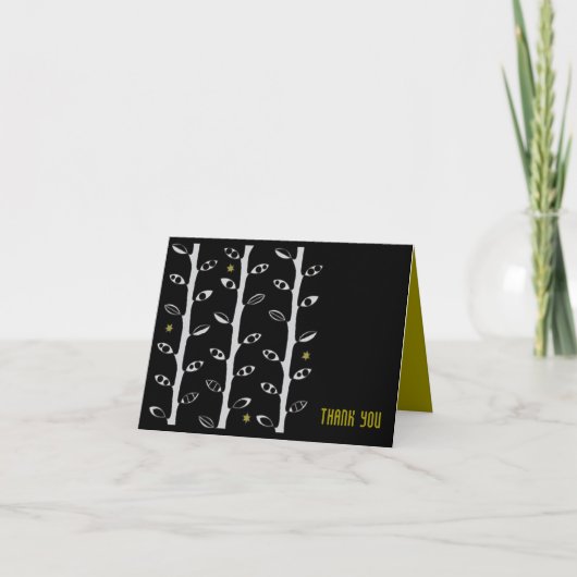 VINES Bar Bat mitzvah Carte de remerciements (Devant)