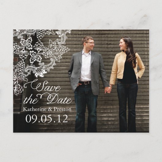  Vineyard Photo Save the Date Briefkaart (Voorkant)