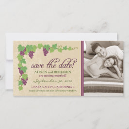 Vineyard Save the Date Aankondiging (perkament)