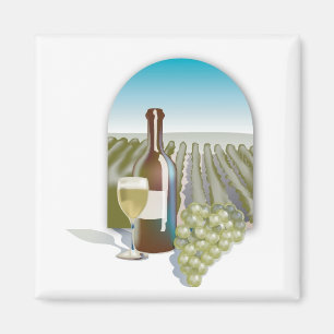 Vineyard Scene Magneet