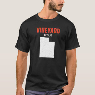 Vineyard Utah USA State Travel Utahan T-shirt