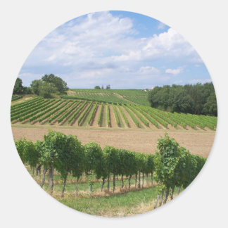 Vineyard - Vignoble (Bordeaux - Frankrijk) 04 Ronde Sticker