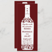 Vineyard Wedding Invitations Kaart (Voorkant / Achterkant)
