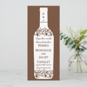 Vineyard Wedding Invitations Kaart (Staand voorkant)