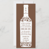 Vineyard Wedding Invitations Kaart (Achterkant)