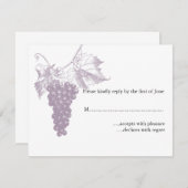 Vineyard Wedding RSVP (Voorkant / Achterkant)