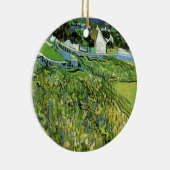 Vineyards met Uitzicht van Auvers van Vincent van Keramisch Ornament (Rechts)