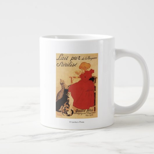 Vingeanne Milk Girl met katten Jumbo Mok (Rechts)