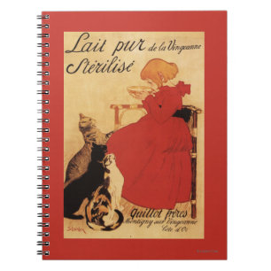 Vingeanne Milk Girl met katten Notitieboek