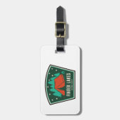 Vinger Lakes National Forest Camping Bagagelabel (Voorkant verticaal)