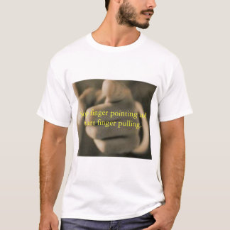 vinger stoppen t-shirt
