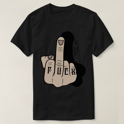 vinger t-shirt (Design voorkant)