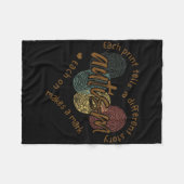 Vingerafdruk Autisme Elke afdruk vertelt een ander Fleece Deken (Voorkant (Horizontaal))