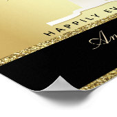 Vingerafdruk Berichten Boek Poster (Hoek)