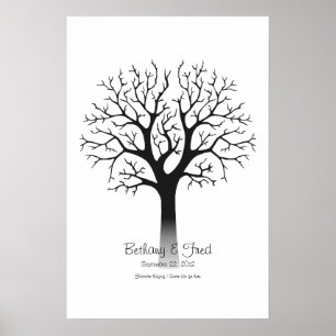 Vingerafdruk Boom 16"x24" Poster