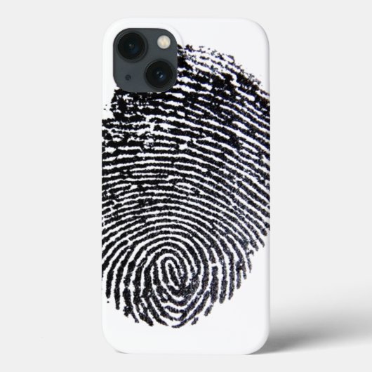 Vingerafdruk Case-Mate iPhone Case (Achterkant)