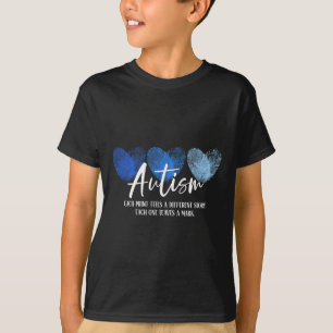 Vingerafdruk hart autisme Elke afdruk vertelt een T-shirt
