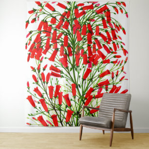 vingerafdruk van plant wandkleed