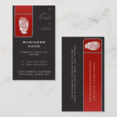 vingerafdruk visitekaartje (Voorkant / Achterkant)