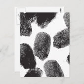 Vingerafdrukken Briefkaart (Voorkant / Achterkant)