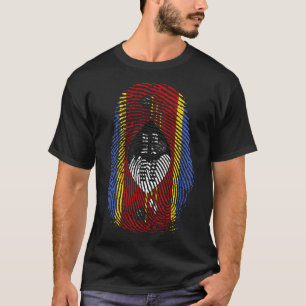 Vingerafdrukken - Eswatini Swaziland T-shirt