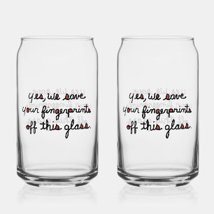 Vingerafdrukken Glas