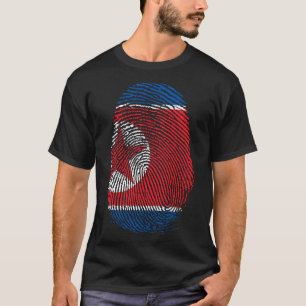 Vingerafdrukken - Noord-Korea T-shirt