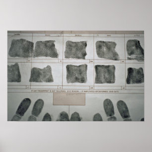 Vingerafdrukken Poster