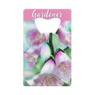 Vingerhoedskruid Bloemen Bloemrijk Roze Tuin Geper Kredietkaart Flessenopener