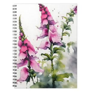 Vingerhoedskruid - Watercolor bloemen Notitieboek