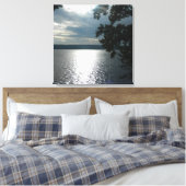 VINGERMEREN, CAYUGA LAKE canvas Afdruk (Insitu (Slaapkamer))