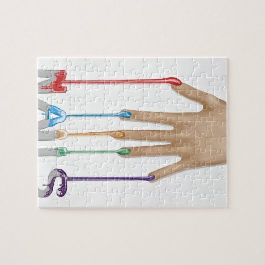 Vingernagels Legpuzzel (Horizontaal)