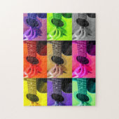 Vingerplukkende gitaarspeler - 11x14 - 252 pc's legpuzzel (Verticaal)
