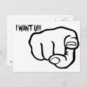 VingerPointing Briefkaart (Voorkant / Achterkant)