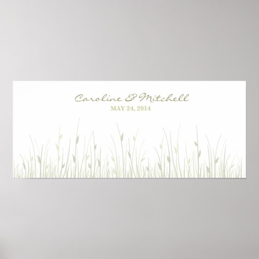 Vingerprint Flowers Poster (Voorkant)