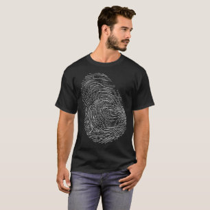 Vingerprint forensische wetenschap T-Shirt