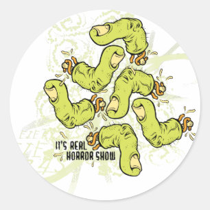 Vingers Ronde Sticker