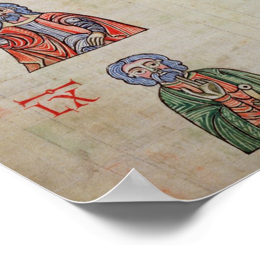 Vingertelling van 1 tot 20000 poster (Hoek)