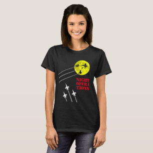 Vingervliegtuigen en heksen. Nachtvluchten T-shirt