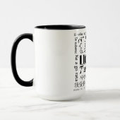 Vingt-deux façons de dire que je t'aime Mug (Gauche)