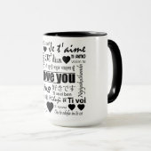 Vingt-deux façons de dire que je t'aime Mug (Devant droit)