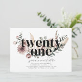 Vingt et une florales - 21e invitation anniversair (Debout devant)