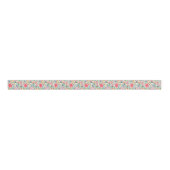 Vingtage Summer Wildflower Meadow Grosgrain Lint (Voorkant)